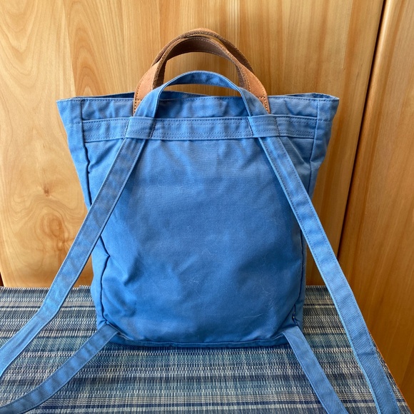 Fjallraven Totepack No. 1 Blue Ridge G-1000 Tote Bag Backpack Convertible - Picture 6 of 12